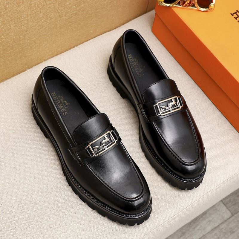 H**mes leather shoes